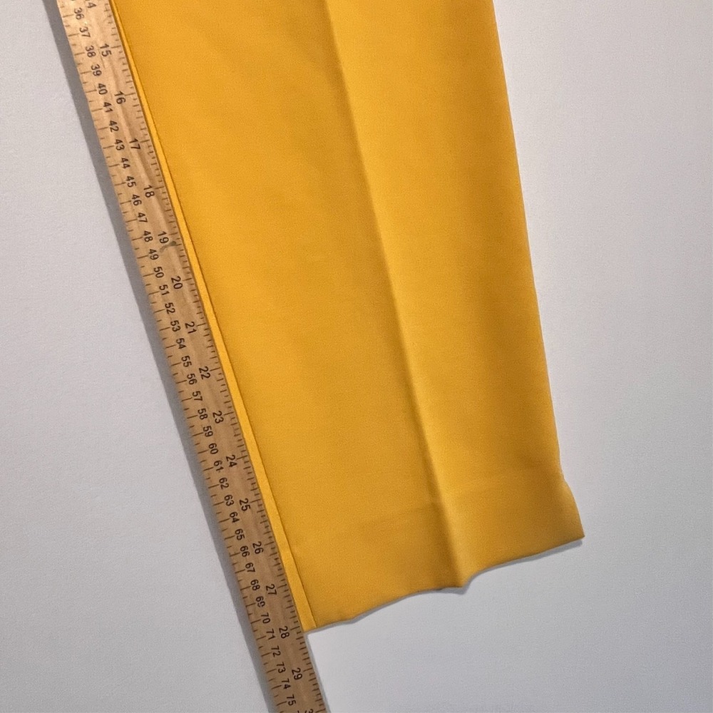 Talbots Signature Dress Pants Trousers Yellow Career Business Women's 14 NWT - Picture 6 of 14